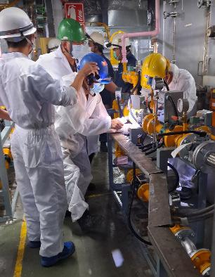 Gas train fabrication